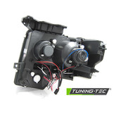 Koplampen dual halo rims geschikt voor Ford F150 MK12 08-14 Angel Eyes zwart