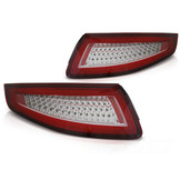 Achterlichten geschikt voor Porsche 911 997 04-09 - rood wit