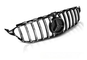 Grill geschikt voor Mercedes W205 14-18 sport glanzend zwart chroom