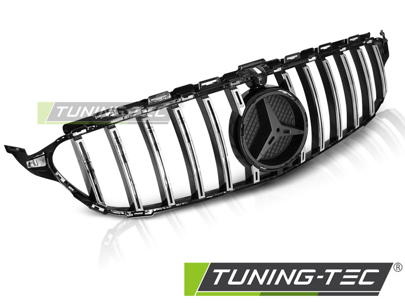 Grill geschikt voor Mercedes W205 14-18 sport glanzend zwart chroom