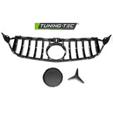 Grill geschikt voor Mercedes W205 14-18 sport glanzend zwart chroom