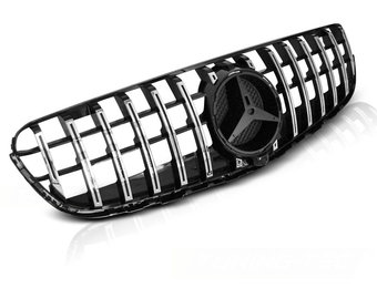 Grill geschikt voor Mercedes GLC W253 vanaf 2015 sport glanzend zwart chroom