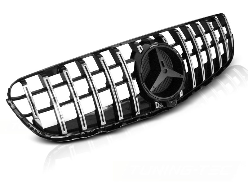 Grill geschikt voor Mercedes GLC W253 vanaf 2015 sport glanzend zwart chroom