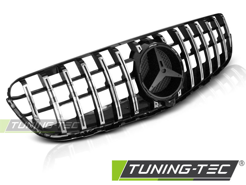 Grill geschikt voor Mercedes GLC W253 vanaf 2015 sport glanzend zwart chroom