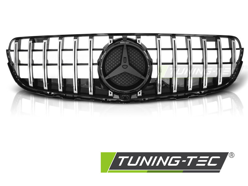 Grill geschikt voor Mercedes GLC W253 vanaf 2015 sport glanzend zwart chroom