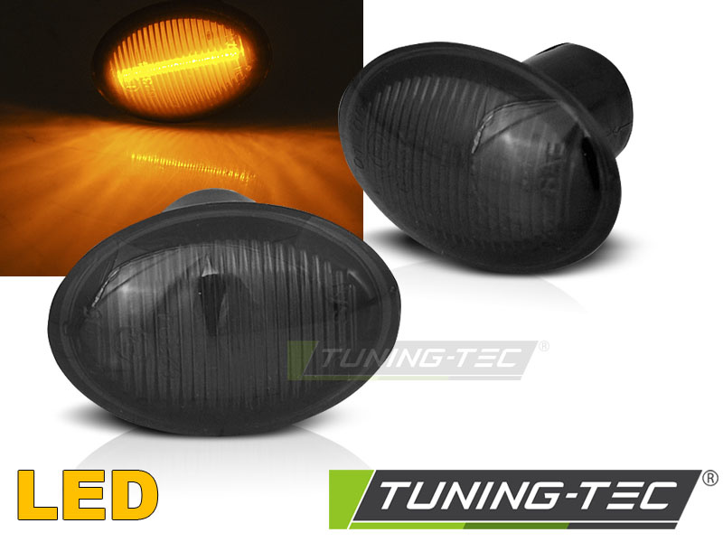Zijkant knipperlichten geschikt voor Fiat 500 07-, Ford KA 08-, Lancia Ypsilon 04- smoke LED