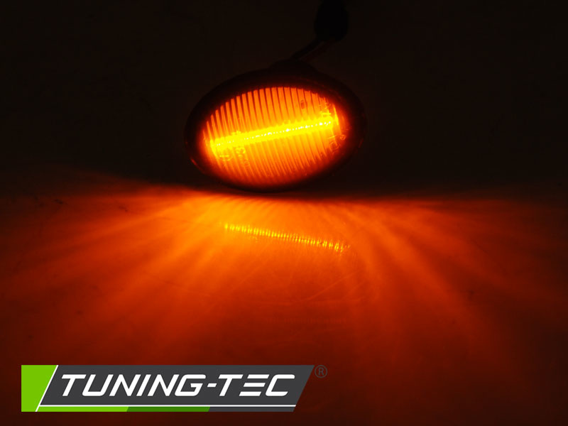 Zijkant knipperlichten geschikt voor Fiat 500 07-, Ford KA 08-, Lancia Ypsilon 04- smoke LED