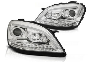 Koplampen met parkeerlicht geschikt voor Mercedes W164 ML M-Klasse 05-07 chroom