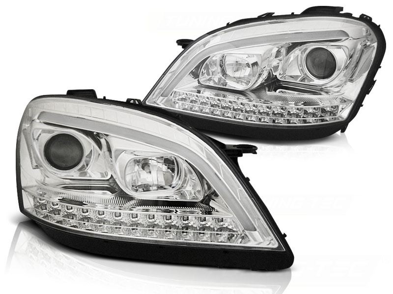 Koplampen met parkeerlicht geschikt voor Mercedes W164 ML M-Klasse 05-07 chroom