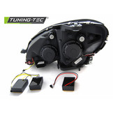 Koplampen met parkeerlicht geschikt voor Mercedes W204 07-10 zwart