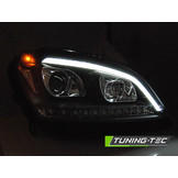 Koplampen met parkeerlicht geschikt voor Mercedes W164 ML M-Klasse 05-07 - zwart