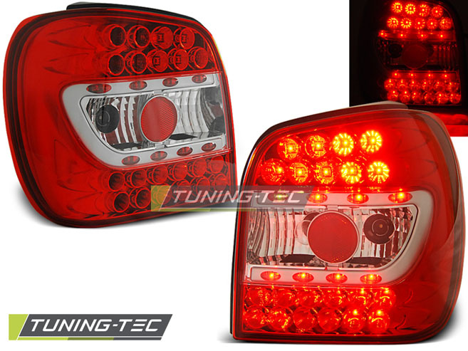 Achterlichten rood wit geschikt voor VW Polo 6N 10.94-09.99