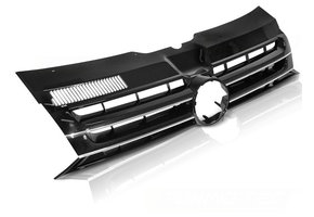 Grill chroom zwart geschikt voor VW T5 10-15 bus multivan