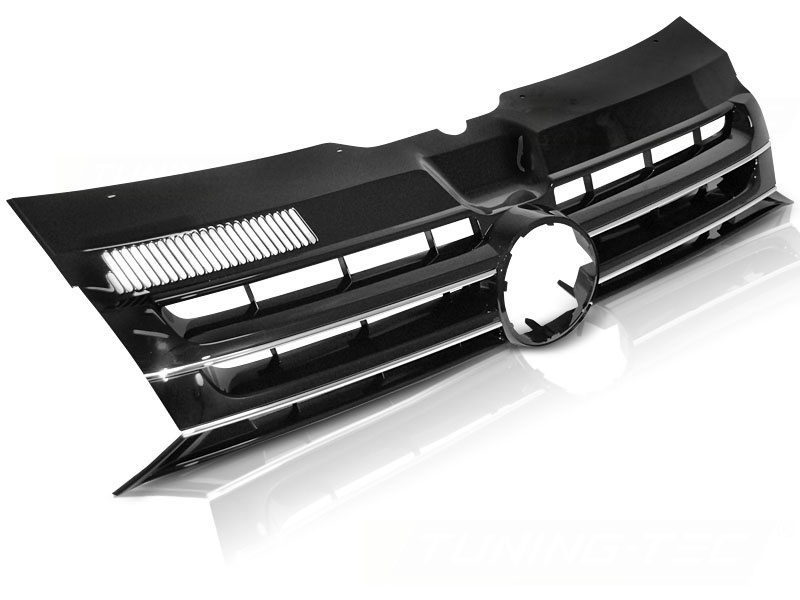 Grill chroom zwart geschikt voor VW T5 10-15 bus multivan