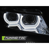 Koplampen Xenon geschikt voor BMW E90/E91 09-11 Angel Eyes chroom