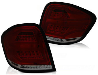 Achterlichten geschikt voor Mercedes M-Klasse W164 09-11 rood smoke