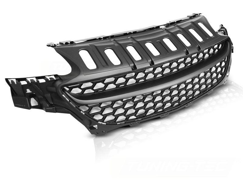 Grill geschikt voor Opel Corsa E 14-19 zwart