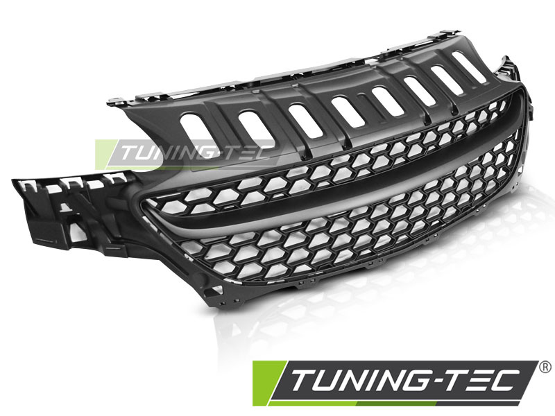 Grill geschikt voor Opel Corsa E 14-19 zwart