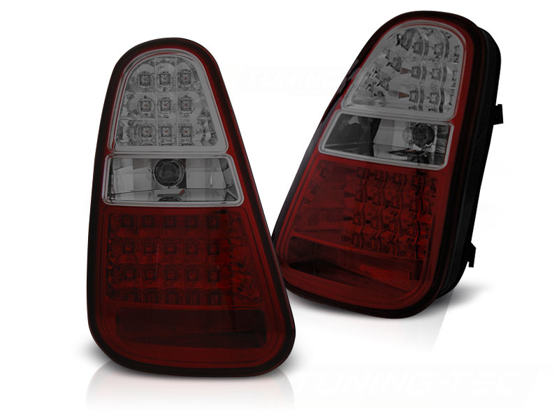 Achterlichten geschikt voor Mini Cooper R50/R52/R53 04-06 rood smoke