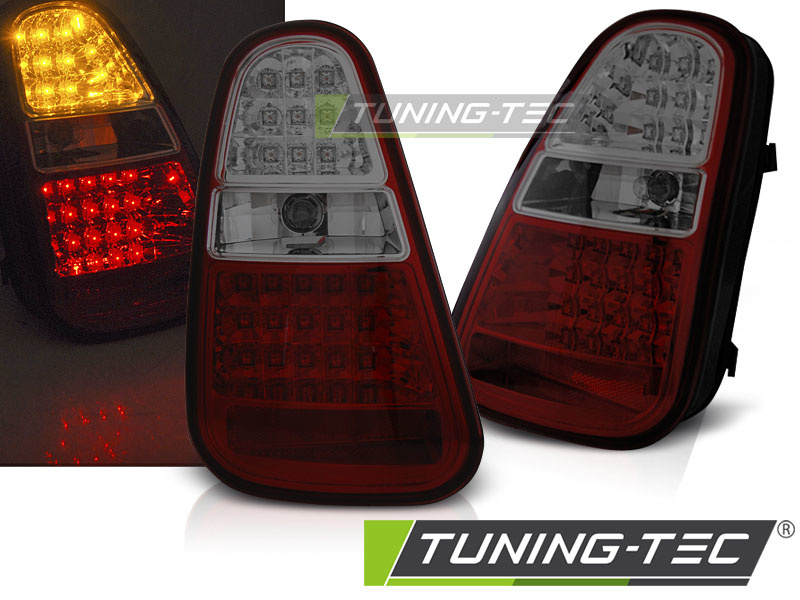 Achterlichten geschikt voor Mini Cooper R50/R52/R53 04-06 rood smoke