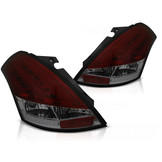 Achterlichten geschikt voor Suzuki Swift V 10-17 rood smoke