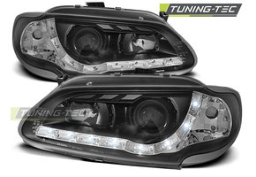 Koplampen met parkeerlicht geschikt voor Renault Megane/Scenic 96-02.99 zwart