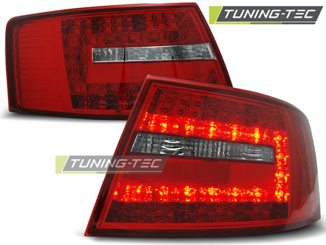Achterlichten rood wit geschikt voor Audi A6 C6 sedan 04.04-08