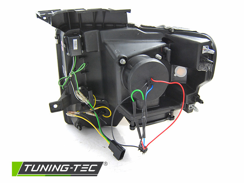 Koplampen met parkeerlicht geschikt voor Ford F150 MK12 08-14 tube light zwart
