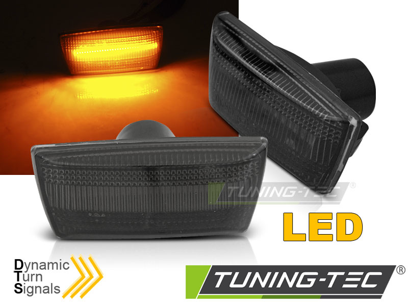 Zijkant knipperlichten geschikt voor Opel Astra, Corsa D, Insignia, Zafira smoke LED
