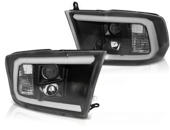 Koplampen met parkeerlicht geschikt voor Dodge Ram 09-18 zwart