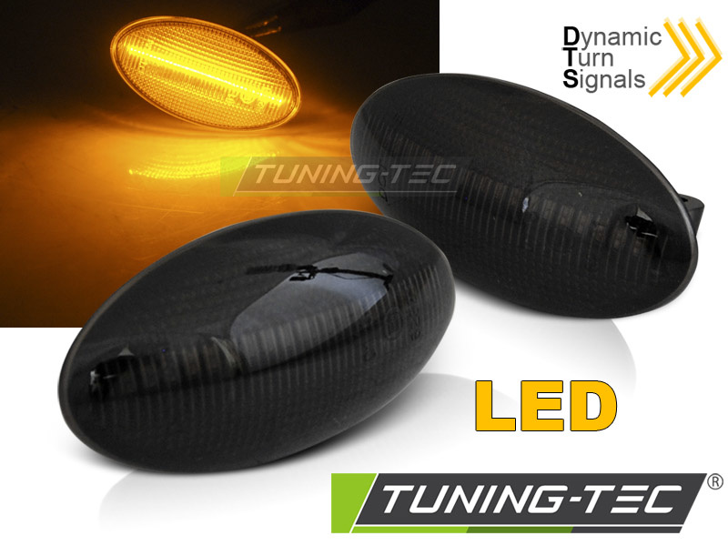 Zijkant knipperlichten geschikt voor Suzuki Grand Vitara, Swift, SX4, Jimny, Opel Agila LED smoke