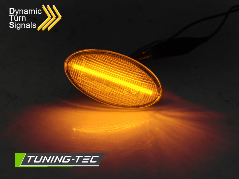 Zijkant knipperlichten geschikt voor Suzuki Grand Vitara, Swift, SX4, Jimny, Opel Agila LED smoke