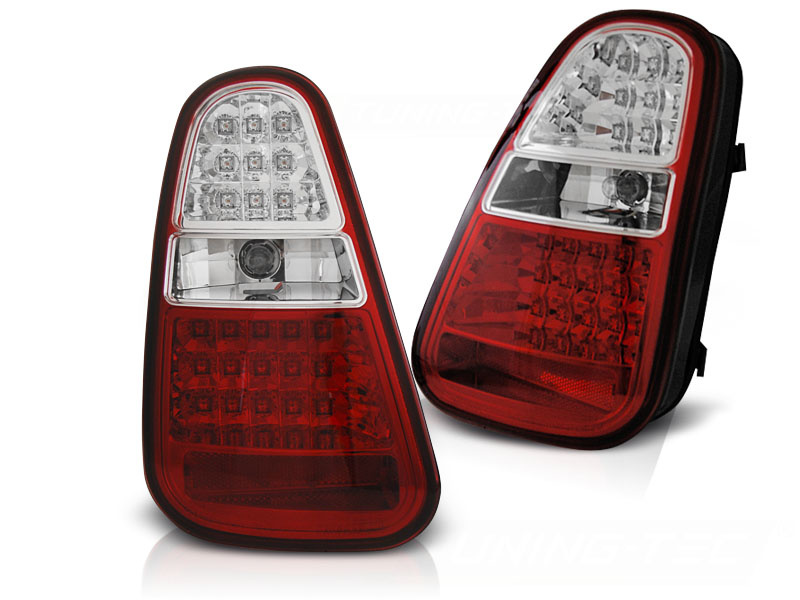 Achterlichten geschikt voor Mini Cooper R50/R52/R53 04-06 rood wit