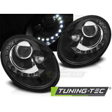 Koplampen met parkeerlicht geschikt voor VW New Beetle 06-12 zwart