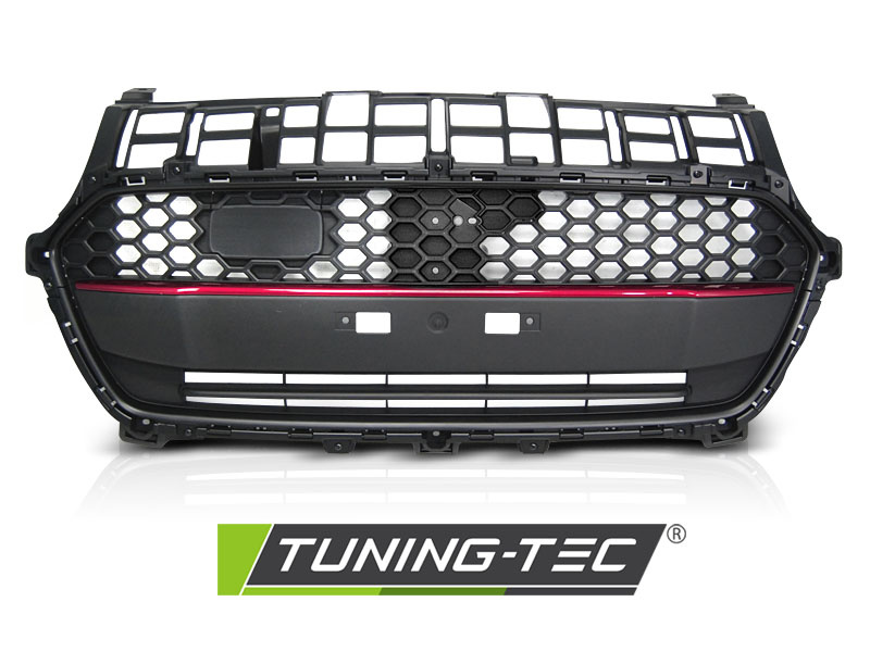 Grill geschikt voor Suzuki Swift VI vanaf 2017 zwart rode lijn sport stijl