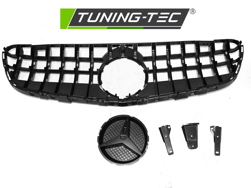 Grill geschikt voor Mercedes GLC W253 vanaf 2015 sport glanzend zwart