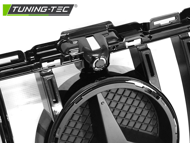 Grill geschikt voor Mercedes W205 14-18 sport glanzend zwart