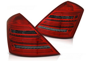 Achterlichten geschikt voor Mercedes W221 S-Klasse 05-09 - rood smoke W222 optieek