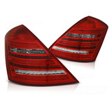 Achterlichten geschikt voor Mercedes W221 S-Klasse 05-09 rood wit W222 optieek