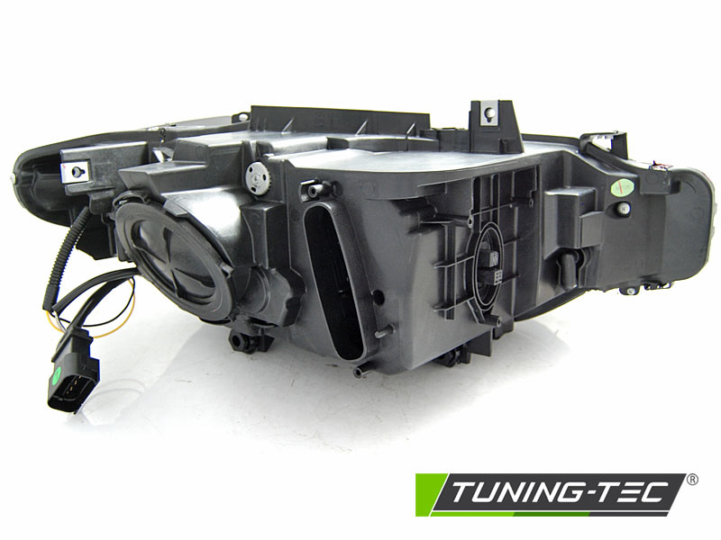 Koplampen Xenon geschikt voor BMW F30/F31 10.11–05.15 Angel Eyes zwart