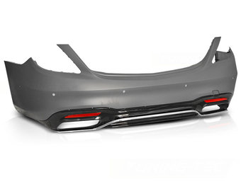 Achterbumper geschikt voor Mercedes S-Klasse W222 vanaf 2018 - sport PDC