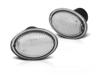 Zijkant knipperlichten geschikt voor Fiat 500 07-, Ford KA 08-, Lancia Ypsilon 04- wit LED