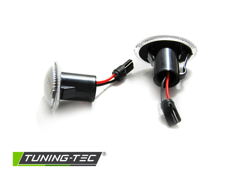 Zijkant knipperlichten geschikt voor Fiat 500 07-, Ford KA 08-, Lancia Ypsilon 04- wit LED