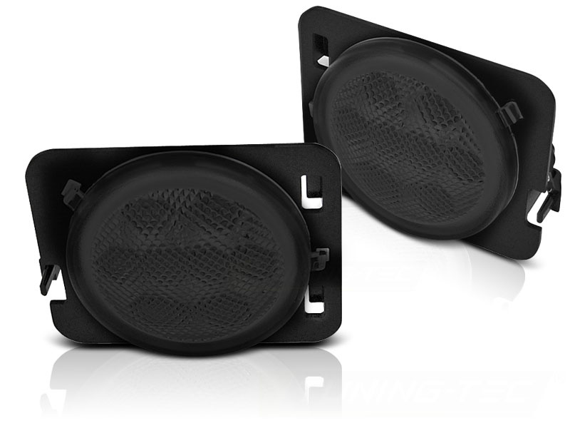 Zijkant knipperlichten geschikt voor Chrysler Jeep Wrangler JK 07-18 LED smoke