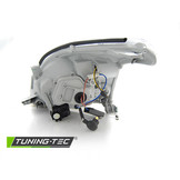 Koplampen met parkeerlicht geschikt voor Toyota Land Cruiser 120 03-09 zwart