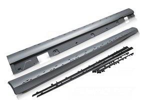Sideskirts geschikt voor Mercedes W213 16-19 glanzend zwart