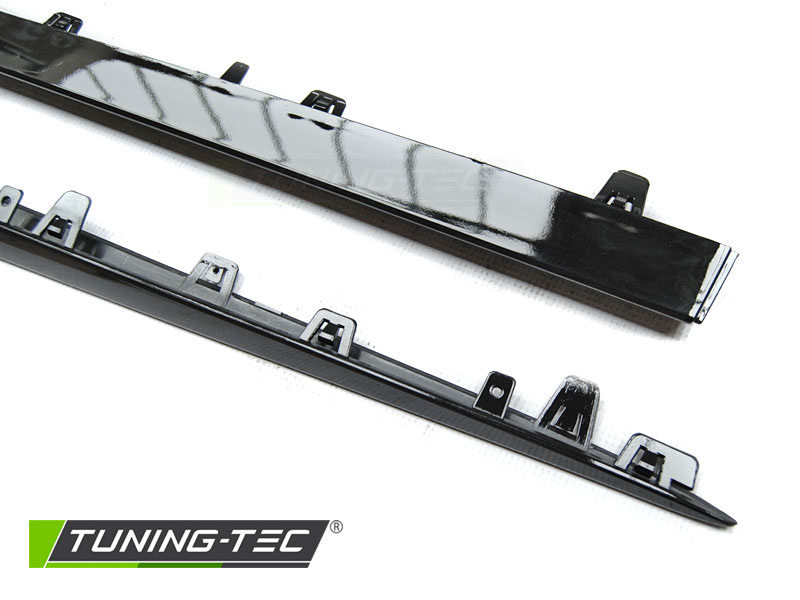 Sideskirts geschikt voor Mercedes W213 16-19 glanzend zwart