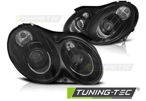 Koplampen geschikt voor Mercedes CLK W209 03-10 zwart