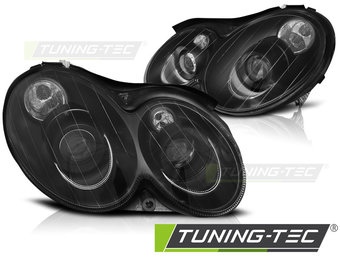 Koplampen geschikt voor Mercedes CLK W209 03-10 zwart