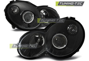 Koplampen geschikt voor Mercedes CL203 C-Klasse 00-04 zwart